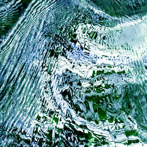 Huron River Abstract by SP Estes 