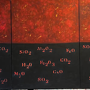 "Lava-triptych" by hugo anderson