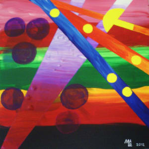MAGIC RAYS / STRAHLENZAUBER by MaLo Magic Blue - Mario Lorenz