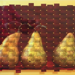 Woven Pears by J.R. Schnelzer