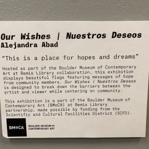 Our Wishes by Alejandra Abad  Image: "Our Wishes" by Alejandra Abad, 2022 (exhibit label 2 of 2)
