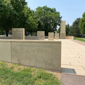 WWII Memorial by Robert Root  Image: WWII Memorial, Ketring Park, 2000