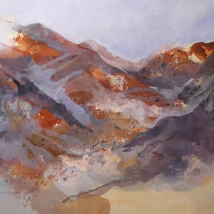 Sky and Wind Over Mountains by Mary M. Riney