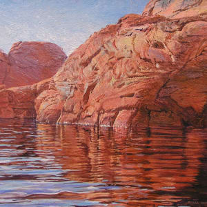 Navajo Shoreline by Merrill Mahaffey