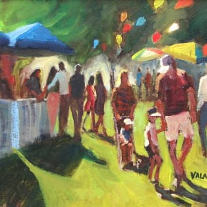 Untitled - people at a craft fair by Ken Valastro