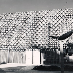 Untitled - abstract copper sculpture by Robert Propst