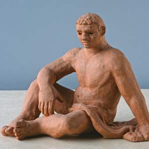 Seated Male Figure by William Underhill