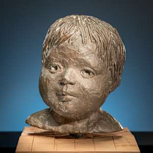 Portrait of Sarah Underhill, age 2 by William Underhill