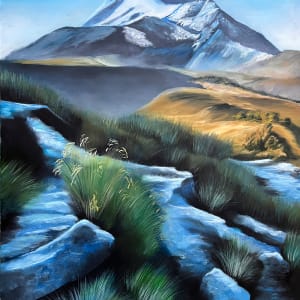 Blue Landscape by Linda Chido