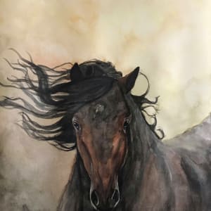 Horse Portrait by Linda Chido
