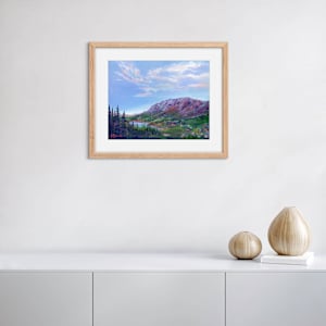 Blue Sky Over Sunlit Alpine Water by Kelly Frappier Larson 