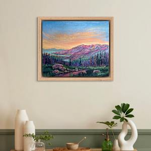 Glacial Lake Descent by Kelly Frappier Larson 