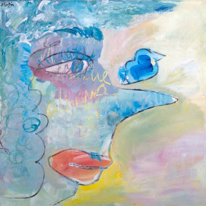 She Kept Her Eye on the Bluebird of Happiness by Barbara Martin