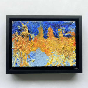 Fire on the Beach | Framed by Nanette Moss 