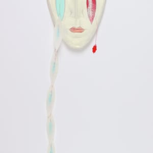 Untitled  ("Buddha" Faces Wall Sculpture series) by Audra Skuodas 