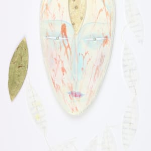 Untitled  ("Buddha" Faces Wall Sculpture series) by Audra Skuodas 