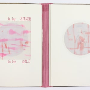 The Vessel the Containment.  The Contained the Vessel. by Audra Skuodas  Image: Page 3/back and Page 4/front

Five is for silver. Six is for gold.