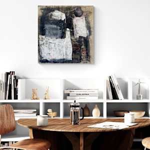Drinking A Glass Of Wine by Petra Schott 