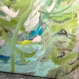 Thinking About Monet by Petra Schott  Image: Signature down right