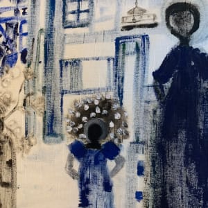 "An Homage to Ukranian" Diptych by Natalia Pereira 