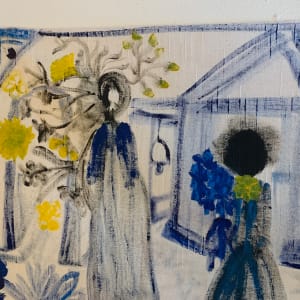 "An Homage to Ukranian" Diptych by Natalia Pereira 