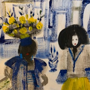 "An Homage to Ukranian" Diptych by Natalia Pereira 