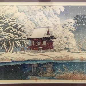 The Inokashira Benten Shrine in Snow by Kawase Hasui