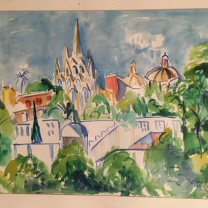 Landscape with Domed Buildinggs by C. van Lent