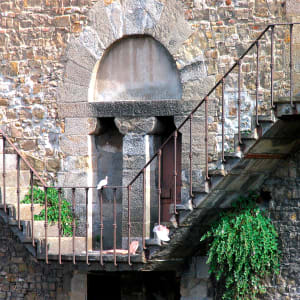 Ancient Tower with Doves, Florence, Italy by Barbara French Pace