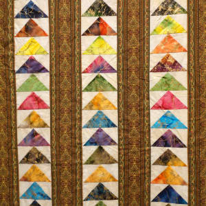 Flying Geese Quilt by Elizabeth Edminster 