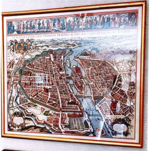 Le plan de la ville, cité,  université, fauxbourgs de Paris... by Melchoir Tavernier