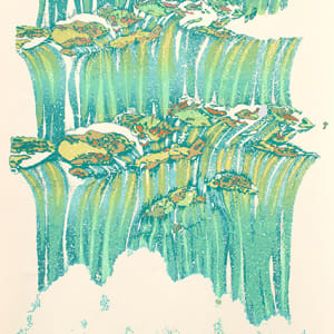Waterfall I "Flow" by Hannah B for Janet Gallup