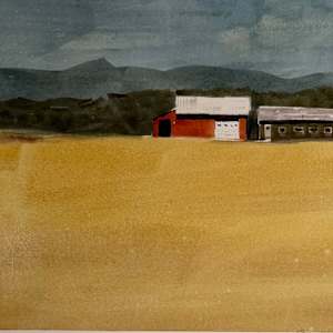 Oregon Farm (2) by David G. Hyatt 