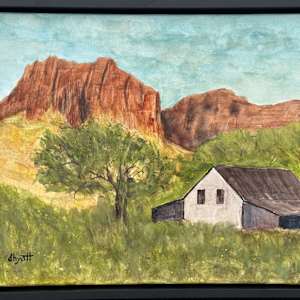 Homestead at La Veda by David G. Hyatt  Image: Framed