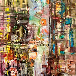 Nightlife in the City by Andrea Kostyal 