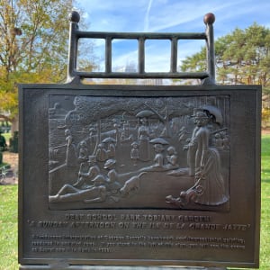 A Sunday Afternoon on the Island of La Grande Jatte Plaque