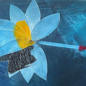 Laughing In the Night by Robin Kerr  Image: Detail