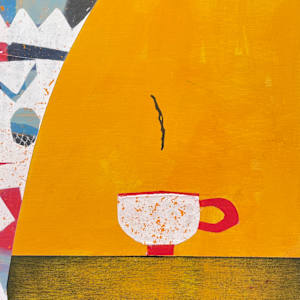 Rolling Down The Grassy Slope by Robin Kerr  Image: Detail