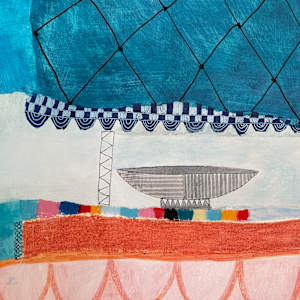 Croquet and Cricket by Robin Kerr  Image: Detail
