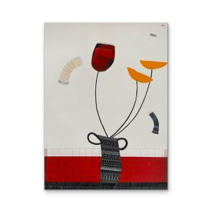 Let’s Go Dancing by Robin Kerr  Image: Hanging unframed