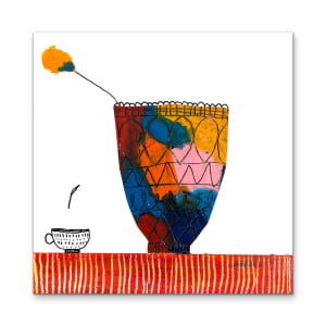 Just A Drop Of Cream by Robin Kerr  Image: Hanging unframed
