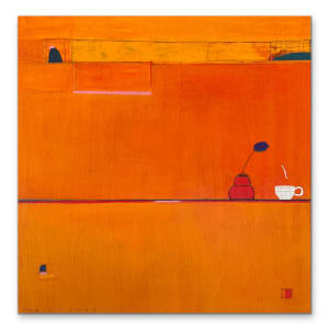 Nextdoor Neighbors by Robin Kerr  Image: Hanging unframed