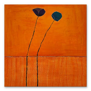 On Tippy Toe by Robin Kerr  Image: Hanging unframed