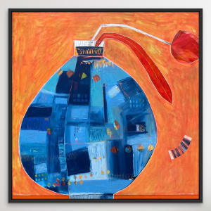 Talking Together by Robin Kerr  Image: Framed