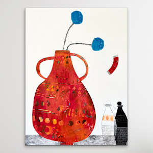 With a Hop and a Skip and a Jump by Robin Kerr  Image: Hanging unframed