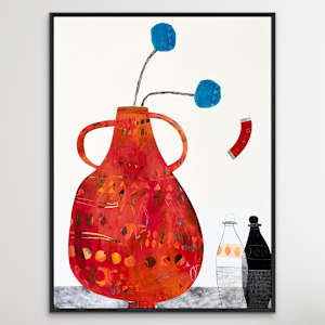 With a Hop and a Skip and a Jump by Robin Kerr  Image: Framed