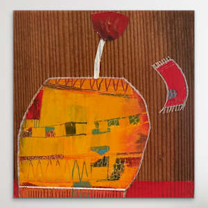 Old Growth Fir Pot 3 by Robin Kerr  Image: Hanging unframed