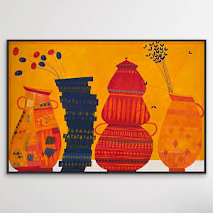 Larking About With You by Robin Kerr  Image: Framed