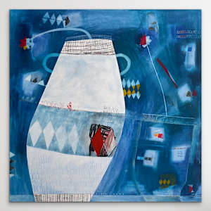Dreaming With You by Robin Kerr  Image: Hanging unframed