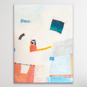 Shouting Quietly by Robin Kerr  Image: Hanging unframed